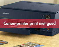 Canon-printer print niet goed