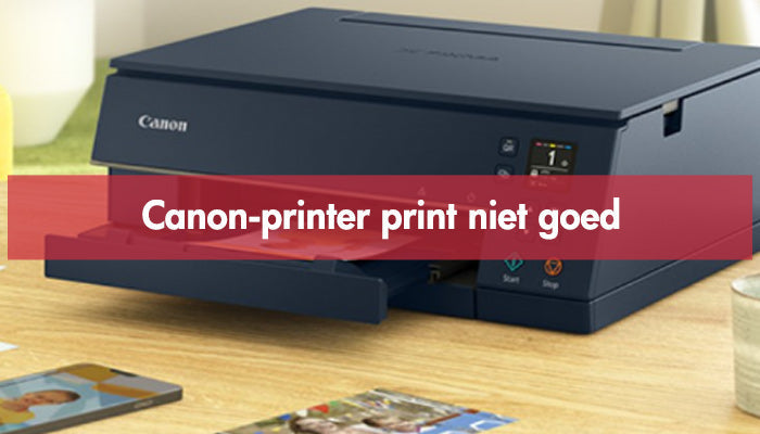 Canon-printer print niet goed