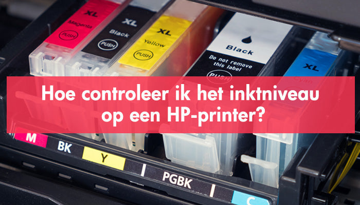 Hoe controleer ik het inktniveau op een HP-printer?