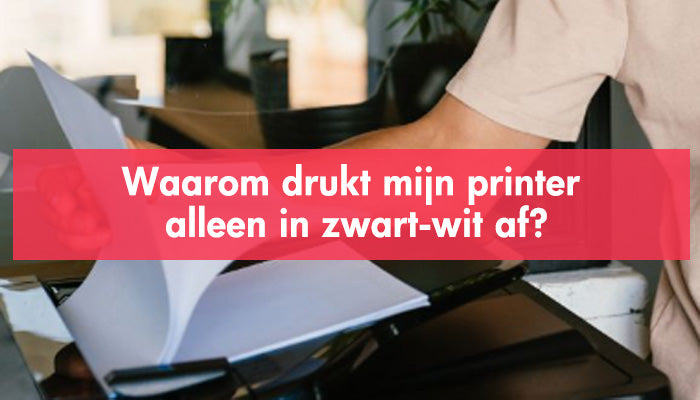 Waarom drukt mijn printer alleen in zwart-wit af?