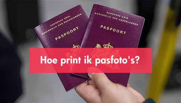 Hoe print ik pasfoto's?