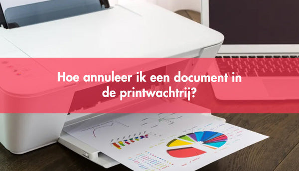 Hoe annuleer ik een document in de printwachtrij?