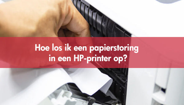 Hoe los ik een papierstoring in een HP-printer op?