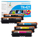 Brother TN421 BK+CMY värikasetit, vakiokapasiteetti, 4 kpl