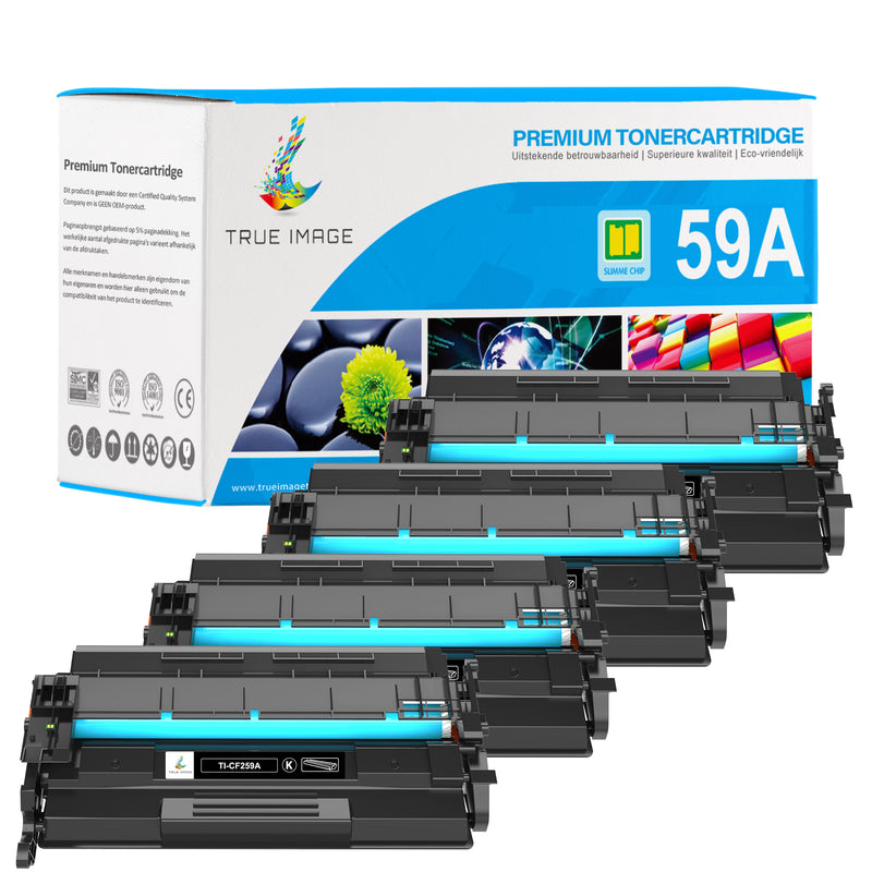  HP 59A Zwarte Toners 4-Pack