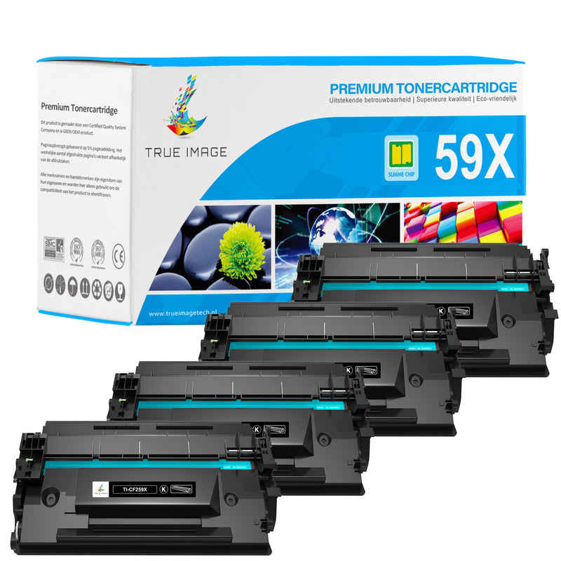 HP 59X Zwarte 4-Pack