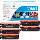 Huismerk HP 305A/X Toner CMYK Multipack HP 305A/X 5-Pack
