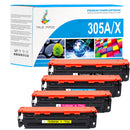Huismerk HP 305A/X Toner CMYK Multipack HP 305A/X 4-Pack