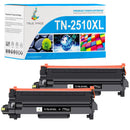 Huismerk Brother DCP-L2660dw Toner Cartridge Brother TN-2510XL 2-Pack