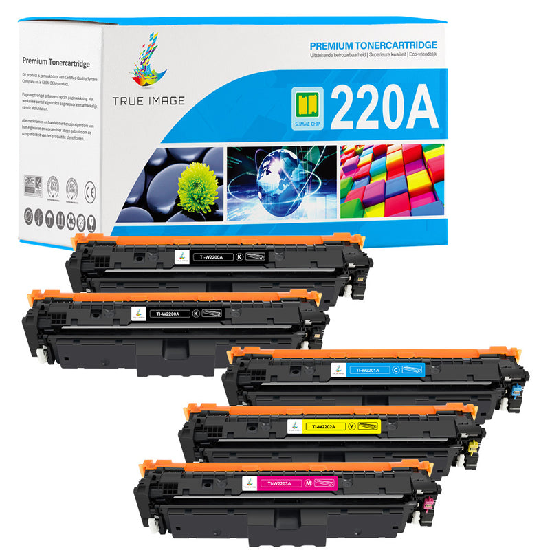 Huismerk HP 220A BK+CMY Standaard Capaciteit Toners Multiverpakkingen