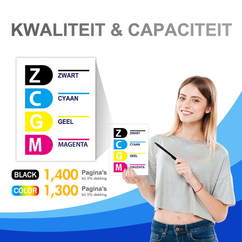 Huismerk Canon i-Sensys LBP-612Cdw Toner - Canon 045/045H Multipack