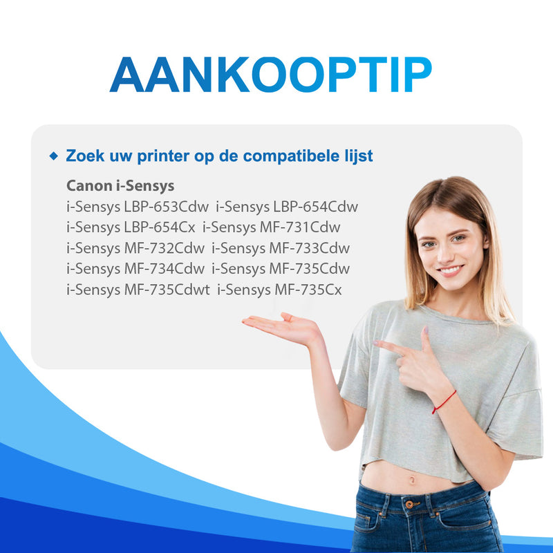 Huismerk Canon i-Sensys MF-731Cdw Toner - Canon 046/046H Multipack