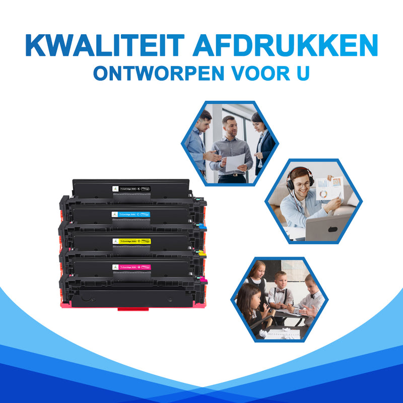 Huismerk Canon i-SENSYS LBP664CX Toner - Canon 055/055H Multipack