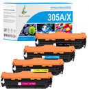 HP 305A/X toner CMYK 4-pack