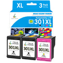 HP 301 XL Zwart + kleur 3-Pack
