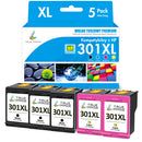 HP 301 XL Zwart + kleur 5-Pack