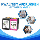 HP 302XL, hjemmemærket blækpatron, sort og trefarvet - høj kapacitet