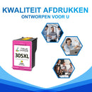 Huismerk HP 305 305XL Inkt Driekleuren - Hoge Capaciteit