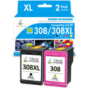 Huismerk HP 308 HP308XL Inktcartridge Multipack 2-Pack