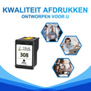 Huismerk HP 308 HP308XL Inktcartridge Zwarte