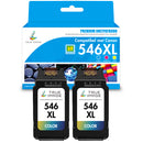 Huismek Canon CL-546XL kleurinktcartridge (Cyaan+Geel+Magenta) 2-Pack