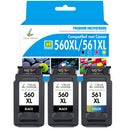Huismerk Canon Pixma TS7450i - Canon PG-560XL CL-561XL Inkt Multipack 3-Pack