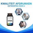 Huismek Canon CL-576XL kleurinktcartridge (Cyaan+Geel+Magenta)