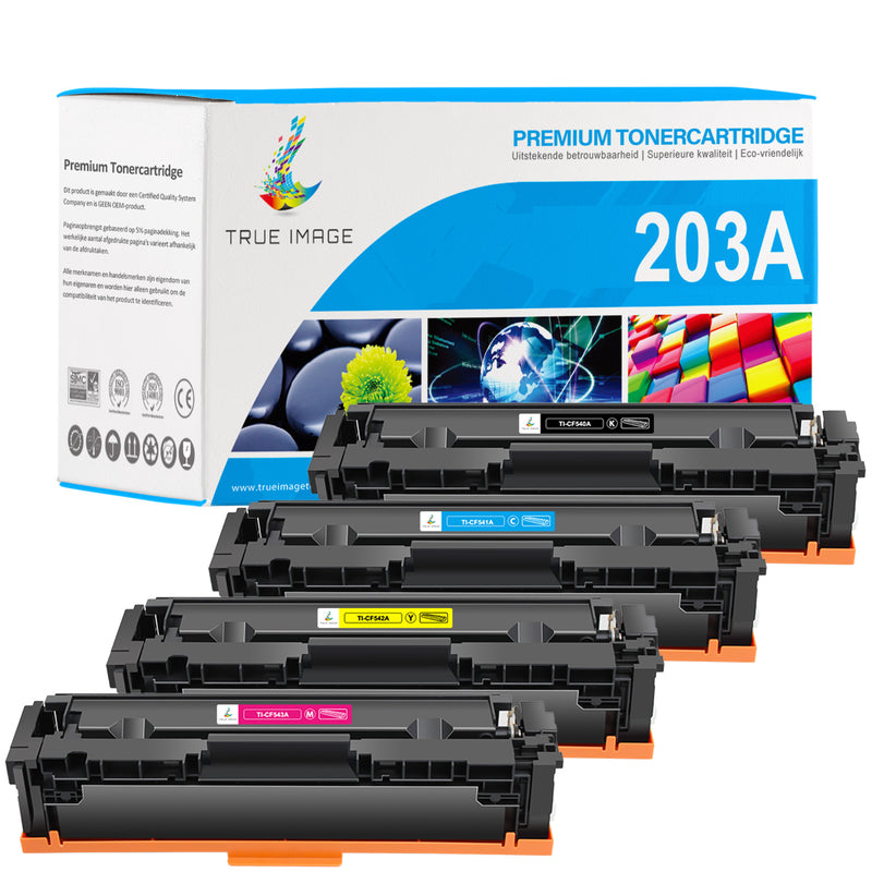 Huismerk HP Color LaserJet Pro MFP M281fdw Toner - HP 203A 4-Pack