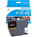 Huismerk Brother LC421  Inkt Geel 1-Pack