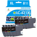 Brother LC421 LC-421 8-Pack