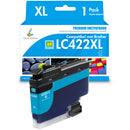 Huismerk Brother LC422XL LC-422XL Inkt Cyaan