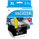 Huismerk Brother LC422BK LC-422BK LC422XLBK LC-422XLBK Inkt Zwart
