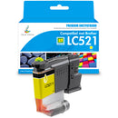 Huismerk Brother LC521 Y  Inkt Geel
