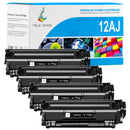 Huismerk HP 12A HP12X Toner Zwart - Q2612A Q2612X - HP 12X 4-Pack