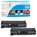 Huismerk HP LaserJet P1005 Toner Zwarte HP 35A 2-Pack