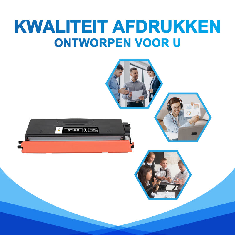 Huismerk Brother TN3280 Toner Zwarte