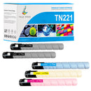 Huismerk Konica Minolta TN221 5-Pack Toner Konica Minolta Bizhub C227/287