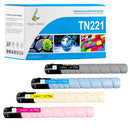 Huismerk Konica Minolta TN221 4-Pack Toner Konica Minolta Bizhub C227/287