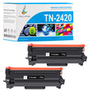 Huismerk Brother HL-L2350DW Toner TN2420 BK 2-Pack