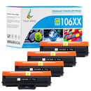 HP Laser MFP 135w Toner - Huismerk HP 106XX 4-Pack