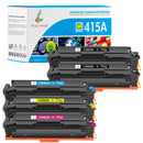 Huismerk HP Color LaserJet Pro M454dn Toner Met Chip HP 415A 5-Pack