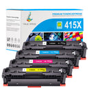 Huismerk HP Color LaserJet Enterprise M455dn Toner Met Chip HP 415X 4-Pack
