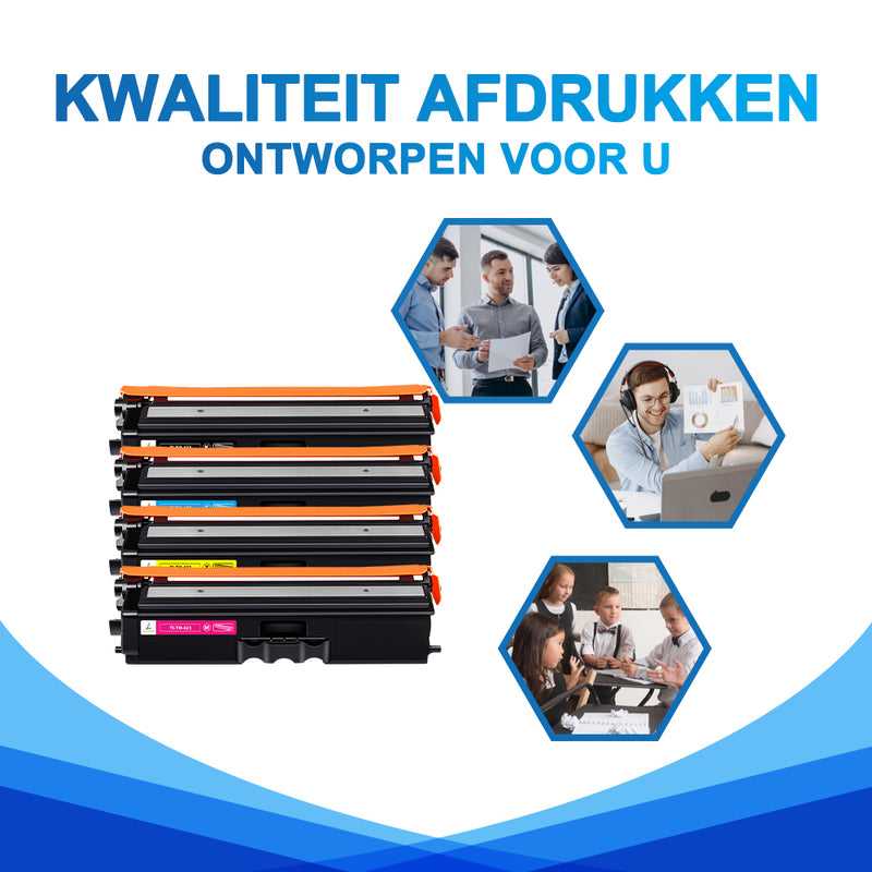 Huismerk Brother TN421/423 Toner -  Brother DCP-L8410CDW Toner
