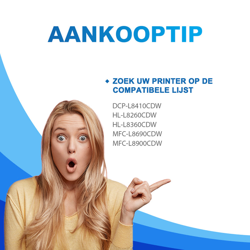 Huismerk Brother TN421/423 Toner -  Brother DCP-L8410CDW Toner